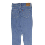 LEVI'S Womens Light Blue Slim Skinny Denim Jeans W26 L26 Zip Cotton Blend