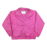 PACIFIC TRAIL Womens Pink Jacket L Polyester Blend Plain Zip Windbreaker