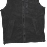 TIMBERLAND Mens Black Fleece Zip Jacket M Outdoor Warm Casual