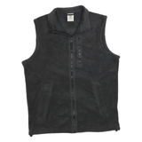 TIMBERLAND Mens Black Fleece Zip Jacket M Outdoor Warm Casual