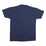 RUSSELL ATHLETIC Mens Navy Blue Indians Graphic T-Shirt M Short Sleeve Crew Neck