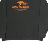 CARHARTT Mens Black Acampo Tree Service Crew Neck 2XL Cotton Sweatshirt