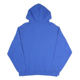 JERZEES Mens Blue Hawkins Middle School A.V. Club Pullover Hoodie M Cotton Blend