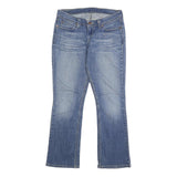 LEVI'S Womens Blue Regular Bootcut Denim Rinse W28 L28 Classic Jeans Zip