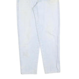 PUMA Womens Regular Fit Light Blue Denim Jeans W25 L26 Zip Closure Casual Style