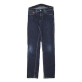 LEVI'S 511 Mens Slim Blue Denim Medium W26 L27 Stretch Cotton Blend Zip Jeans