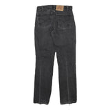 LEVI'S Mens Black Regular Straight Denim Jeans W31 L32 Zip Cotton Blend