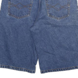 Mens Blue Denim Casual Shorts XL W34 Cotton Blend Classic Fit