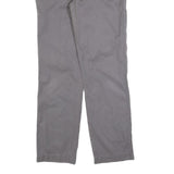 J.CREW Mens Regular Fit Grey Cotton Blend Zip Trousers W30 L32 Casual Classic