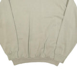 TULTEX Mens Beige XL Cotton Blend Crew Neck Sweatshirt Florida Print Casual