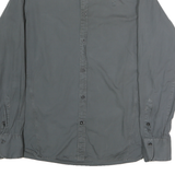G-STAR Mens Grey Casual Shirt L Cotton Long Sleeve Button Collar