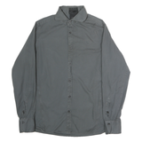 G-STAR Mens Grey Casual Shirt L Cotton Long Sleeve Button Collar