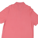 CHAPS Mens Pink Short Sleeve Plain L Cotton Polo Shirt Casual Classic