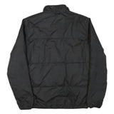 THE NORTH FACE Mens Black Outdoor Jacket M Polyester Blend Plain Zip Warm