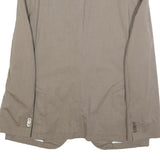 JOOP! Mens Beige Casual Jacket L Woven Button Closure Two Button Design