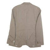 JOOP! Mens Beige Casual Jacket L Woven Button Closure Two Button Design