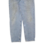 CARHARTT Mens Relaxed Blue Denim Jeans W33 L32 Cotton Blend Zip Casual Workwear