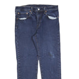 LEVI'S 502 Mens Jeans Blue Slim Straight Denim Medium W34 L27 Classic Fit
