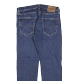 LEVI'S 502 Mens Jeans Blue Slim Straight Denim Medium W34 L27 Classic Fit