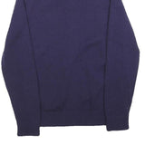 LACOSTE Boys Blue Plain Pullover Crew Neck Basic Knit L Jumper