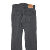 LEVI'S Mens Jeans Black Slim Skinny Denim W30 L30 Classic Zip Pockets