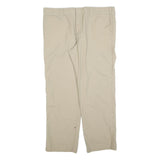 DICKIES Mens Cotton Blend Beige Relaxed Straight Trousers W40 L32 Workwear