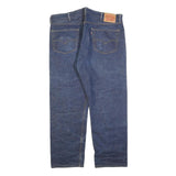 LEVI'S 501 Mens Jeans Blue Regular Straight Denim Medium W42 L29 Button Closure