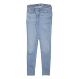 LEVI'S 710 Womens Slim Skinny Light Denim Jeans W26 L29 Classic Zip Cotton Blend