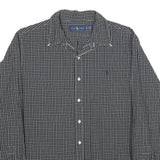 RALPH LAUREN Mens Black White Check Shirt XL Long Sleeve Button Cotton