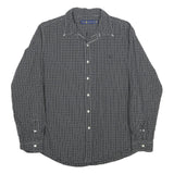 RALPH LAUREN Mens Black White Check Shirt XL Long Sleeve Button Cotton
