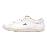 LACOSTE Sneaker Trainers White Leather Womens UK 6