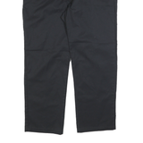 DICKIES Mens Regular Fit Black Cotton Blend Trousers W40 L30 Workwear Straight