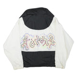 SERGIO TACCHINI Womens Black & White Graphic Zip Jacket M Polyester Blend Casual