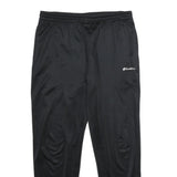 LOTTO Mens Joggers Black Slim Tapered 2XL W30 L28 Sportswear Bottoms