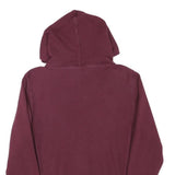 CHAMPION Mens Maroon Pullover Hoodie S Cotton Blend Comfort Casual
