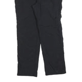 JOHN ADAMS Mens Black Regular Fit Straight Leg Trousers W38 L30 Polyester Blend