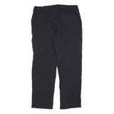 JOHN ADAMS Mens Black Regular Fit Straight Leg Trousers W38 L30 Polyester Blend
