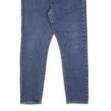 LEVI'S 512 Big E Mens Blue Slim Skinny Denim Medium W36 L27 Zip Cotton Blend