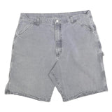 WRANGLER Mens Shorts Grey Casual XL W38 Cotton Blend Durable Workwear