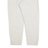 CARHARTT Mens Relaxed White Cotton Blend Zip Trousers W40 L32 Casual Workwear