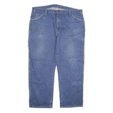 DICKIES Mens Regular Blue Denim Jeans Cotton Blend W40 L30 Workwear Classic Zip