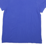 TOMMY HILFIGER Mens Blue Short Sleeve Plain S Cotton Polo Shirt Classic Fit