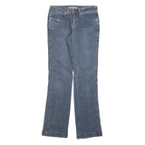 UNGUAU RADICAL Womens Slim Blue Denim Jeans W28 L32 Stylish Cotton Blend Zip