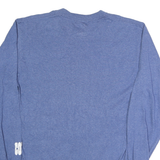 MAJESTIC Mens Blue Indianapolis Colts Long Sleeve Crew Neck T-Shirt M Cotton