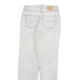 LEVI'S Womens Jeans White Slim Skinny Denim W27 L30 Button Closure Classic Fit