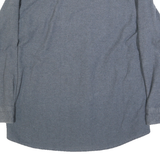 GRIZZLY MOUNTAIN Mens Blue Shirt L Cotton Long Sleeve Casual Classic Pocket