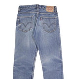 LEVI'S 505 Mens Jeans Blue Regular Straight Denim Medium W32 L32 Classic Style