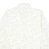 JOHN BLAIR Mens White Cotton Blend Long Sleeve Shirt L Lightweight Workwear