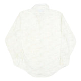 JOHN BLAIR Mens White Cotton Blend Long Sleeve Shirt L Lightweight Workwear
