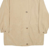 SPORTS & CLASSIC Womens Beige Faux Suede Zip Jacket UK 12 Casual Lightweight